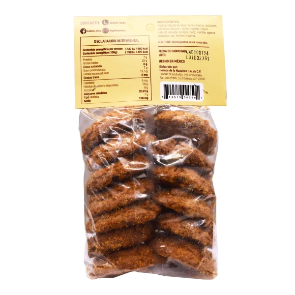 Galleta Lunas De Nuez 190 G
