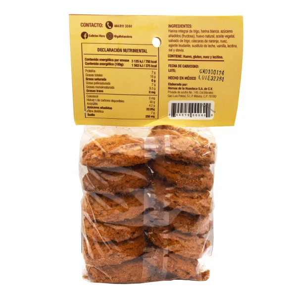 Galleta Naranja Y Nuez 180 G