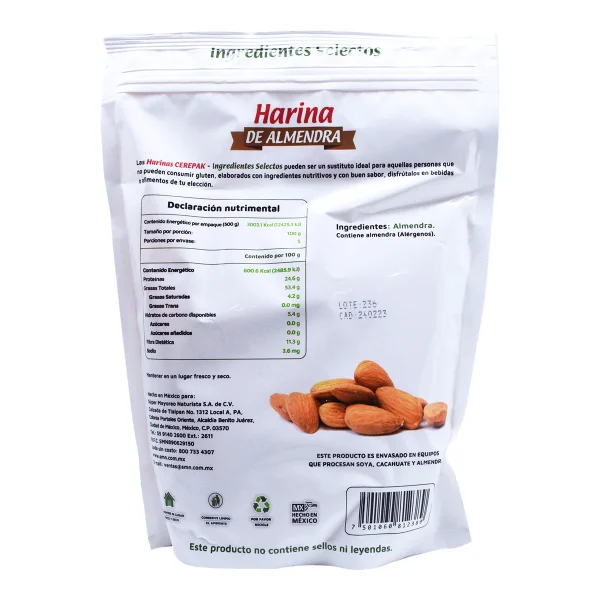 Harina De Almendra 500 G