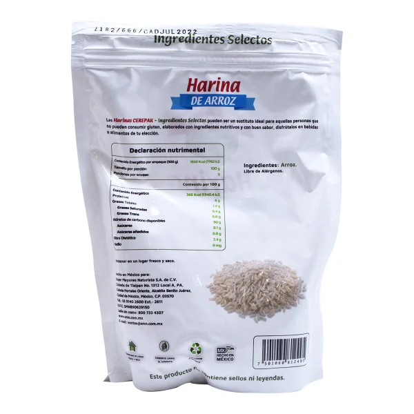Harina De Arroz 500 G
