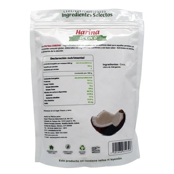 Harina De Coco 500 G