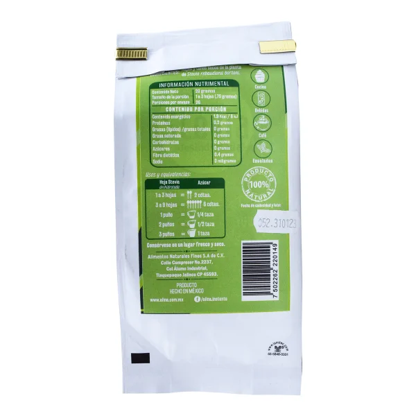 Hoja De Stevia Deshidratada 20 G