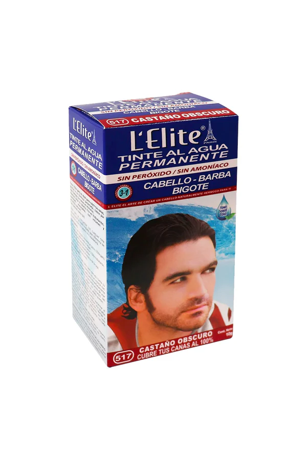 L ELITE CABELLO BARBA BIG # 517 CASTAÑO OSCURO 10GR