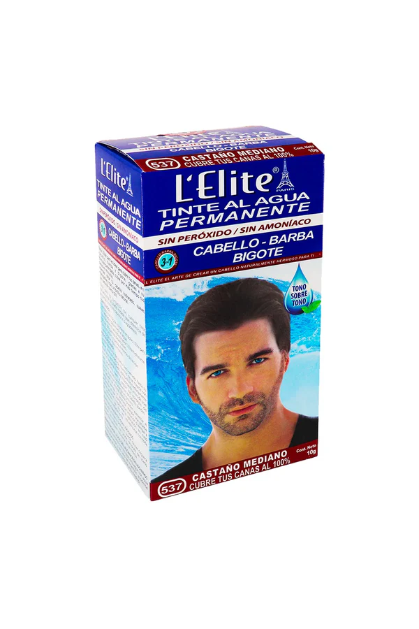 L ELITE CABELLO BARBA BIG # 537 CASTAÑO MED