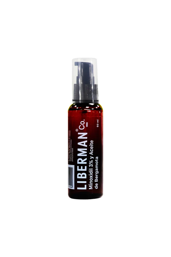 LIBERMAN MINOXIDIL 3% Y ACEITE DE BERGAMOTA 60 ML