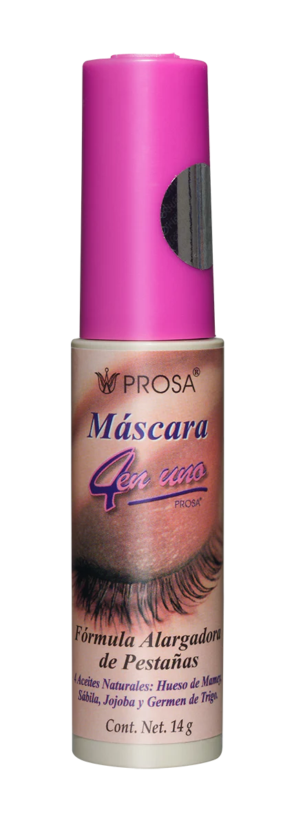 MASCARA 4 EN UNO NEGRO C/14 GR