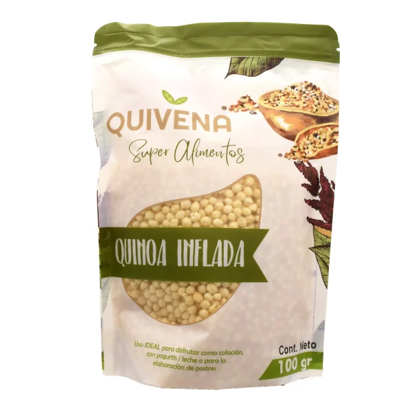 Quinoa Inflada Natural 100 G Quivena