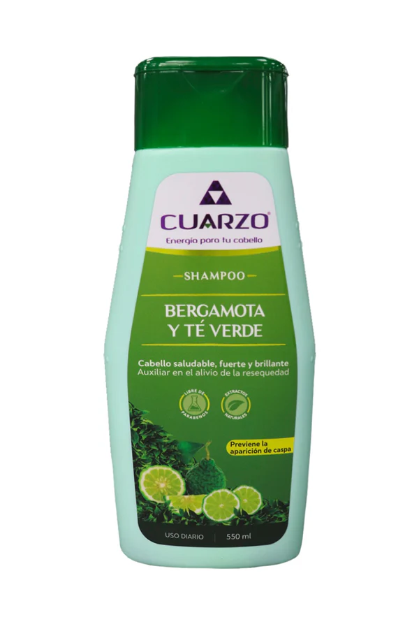 SHAMPOO CAPILAR BERGAMOTA Y TE VERDE 550ML
