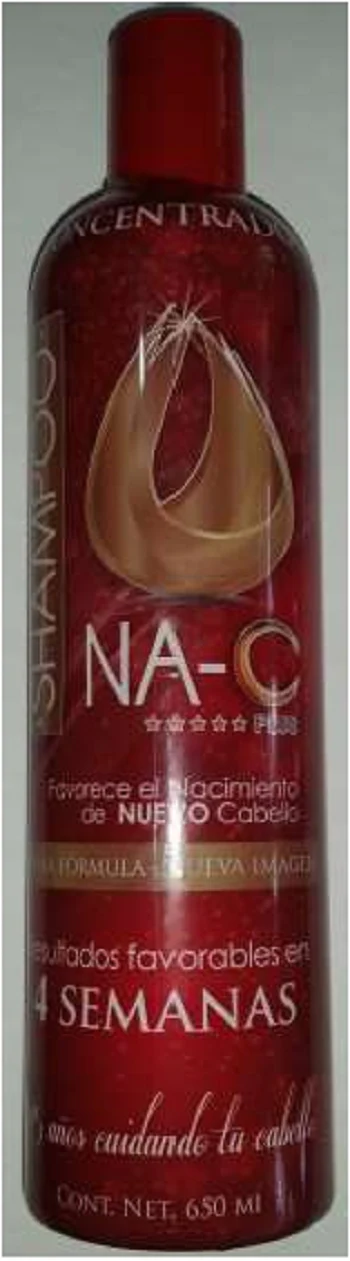 SHAMPOO NA C PLUS CONCENTRADO ROJO 650ML