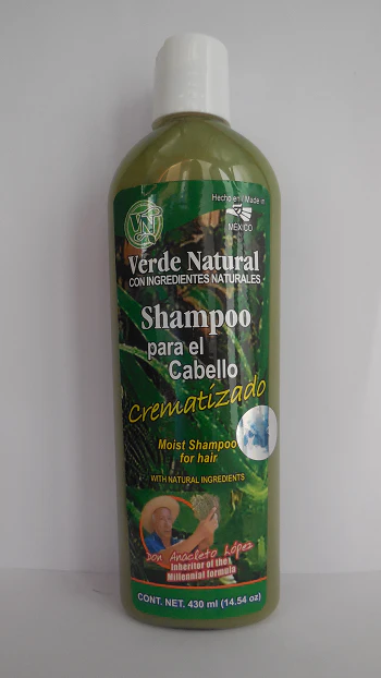 SHAMPOO PARA EL CABELLO CREMATIZADO VERDE NATURAL 430ML