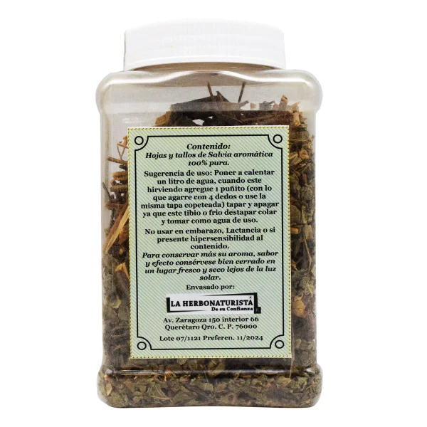 Salvia Aromatica Hojas Y Tallos 100 G
