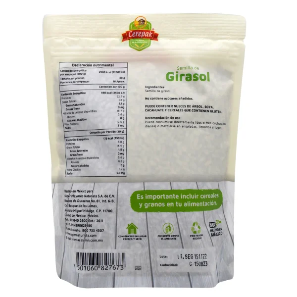 Semilla De Girasol 500 G