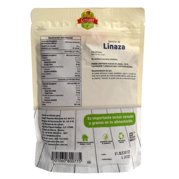 Semilla De Linaza 500 G