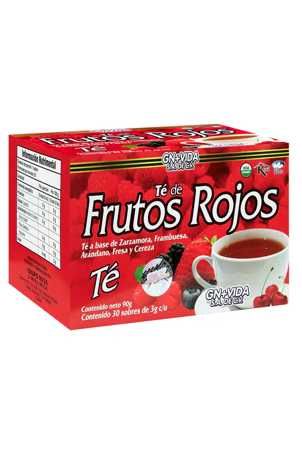 TÉ FRUTOS ROJOS C/30 SOB. 3 GR C/U