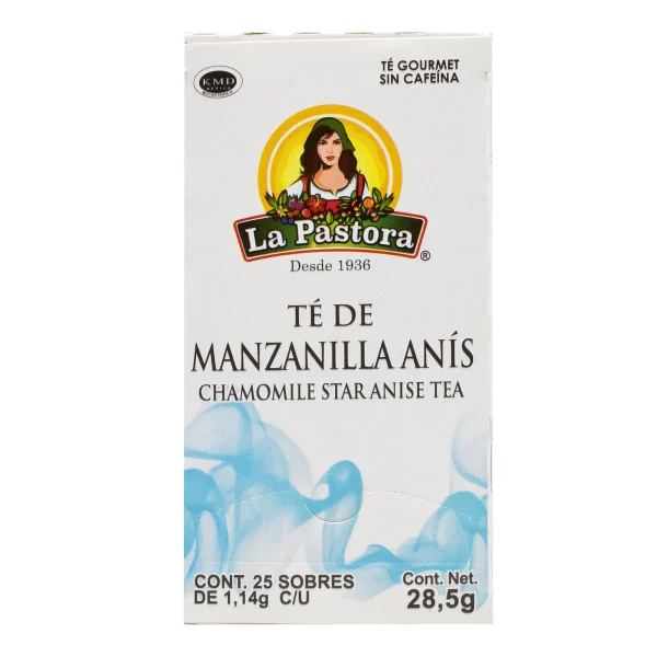 Te De Manzanilla Con Anis 25 Sob la pastora