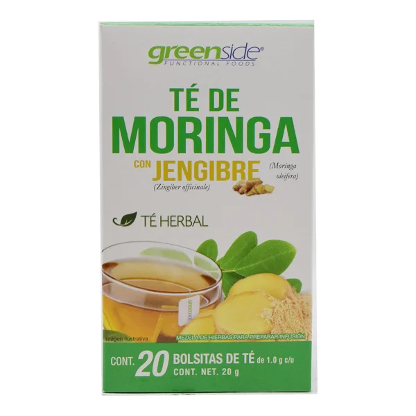 Te De Moringa Con Jengibre 20 G