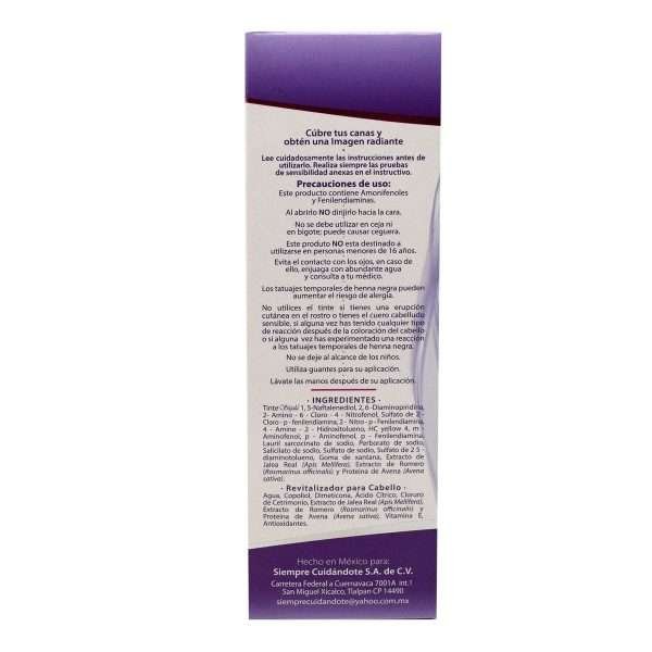 Tinte Al Agua Castaño Claro Caoba 10 G