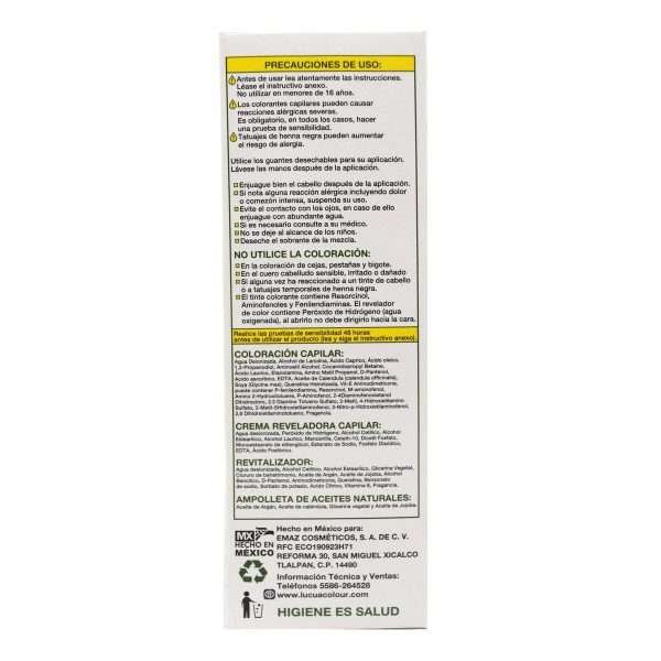 Tinte Negro Ebano 150 Ml