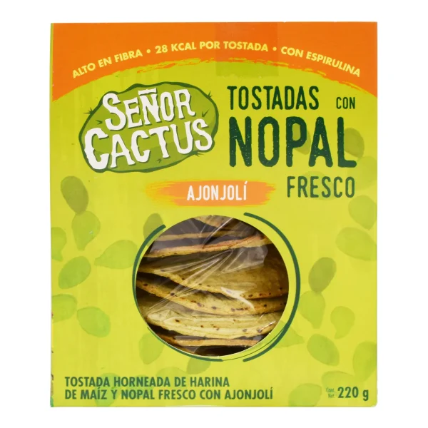 Tostada De Nopal Con Ajonjoli 200 G
